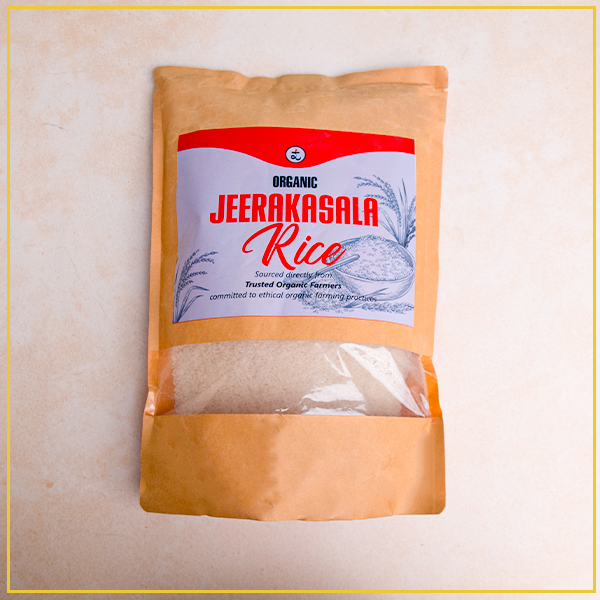 Organic Jeerakasala Rice 1.8KG