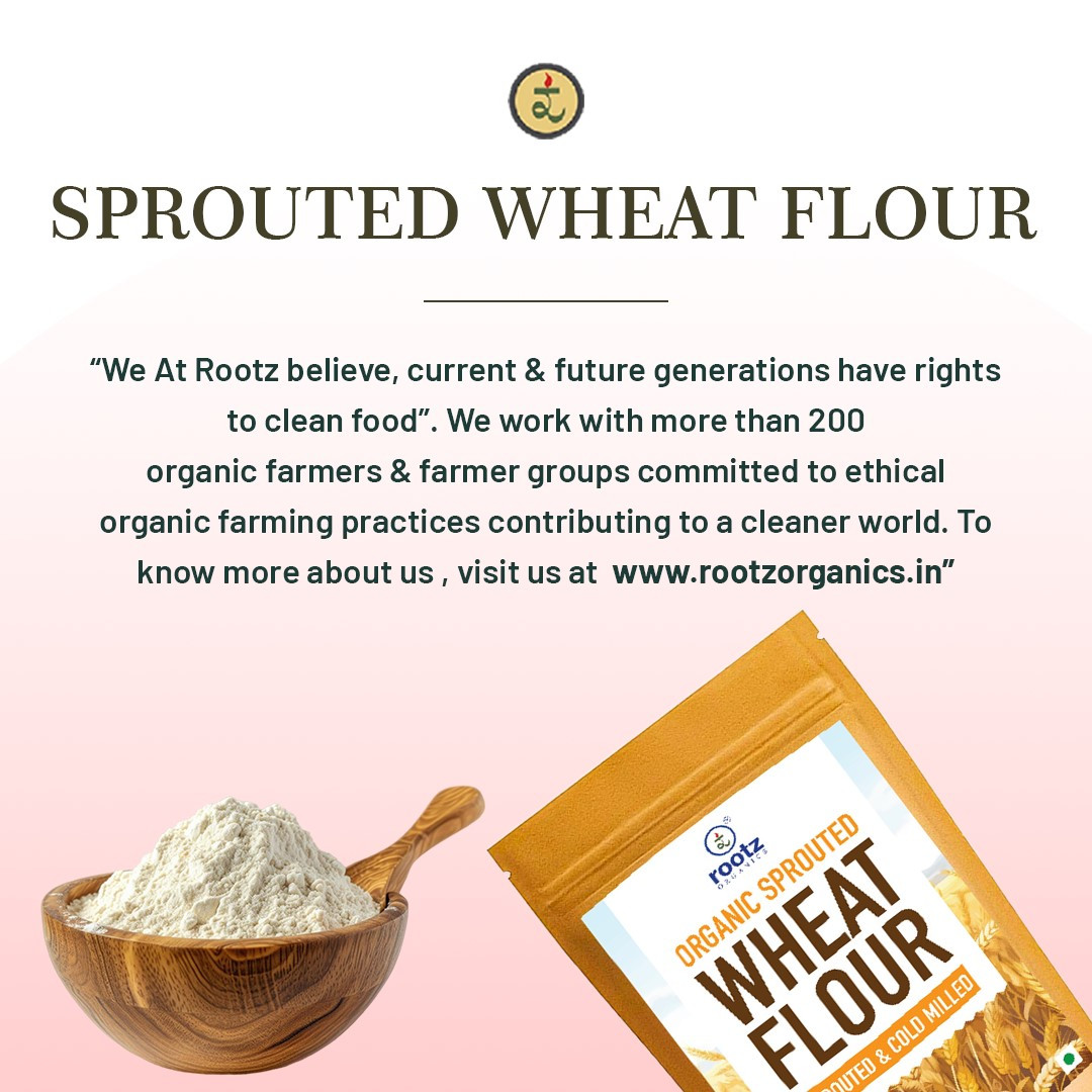 Organic Sprouted Wheat Flour 4.5KG– High Fibre, Stone-Ground Superfood for Constipation & Bloating Relief