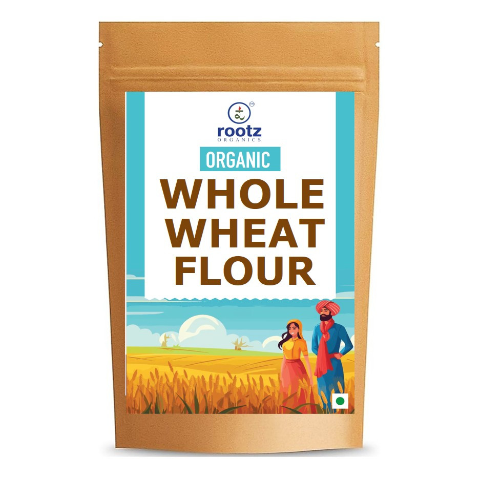 Organic Chakki Atta (Whole wheat Flour) 900G