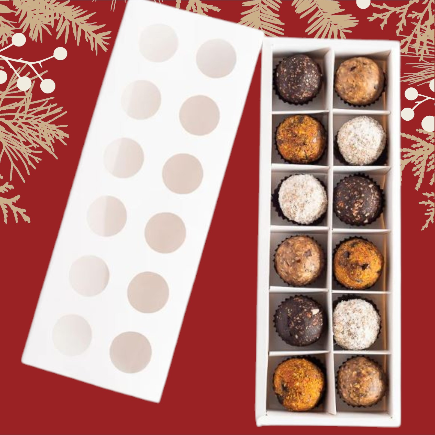 Energy Bites Gift Box (Pack of 12Net wt.360g)