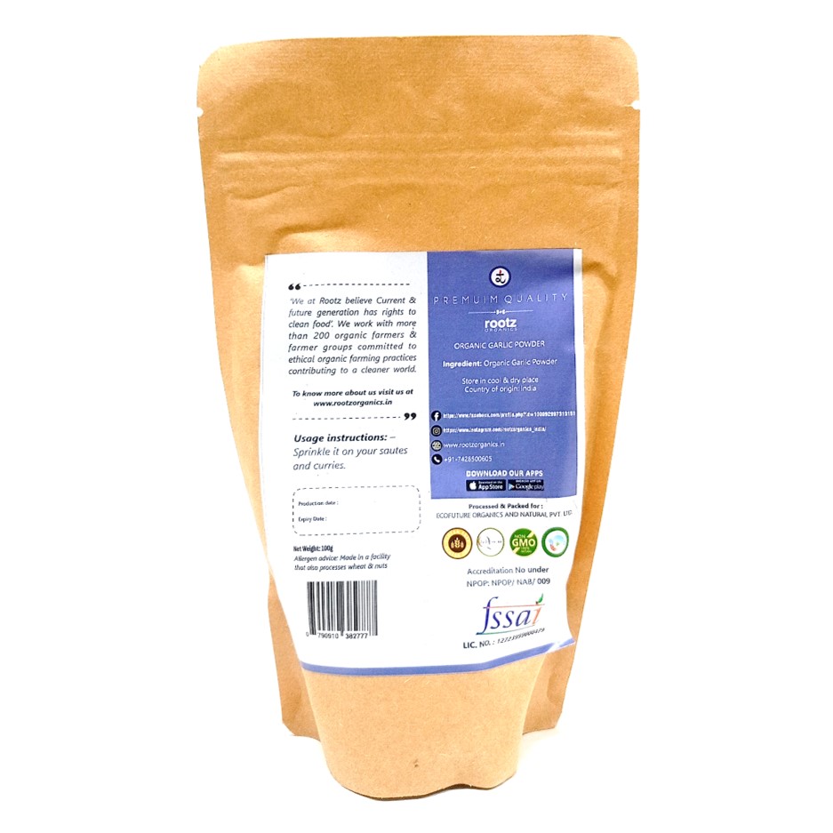 Organic Garlic Powder 100gm