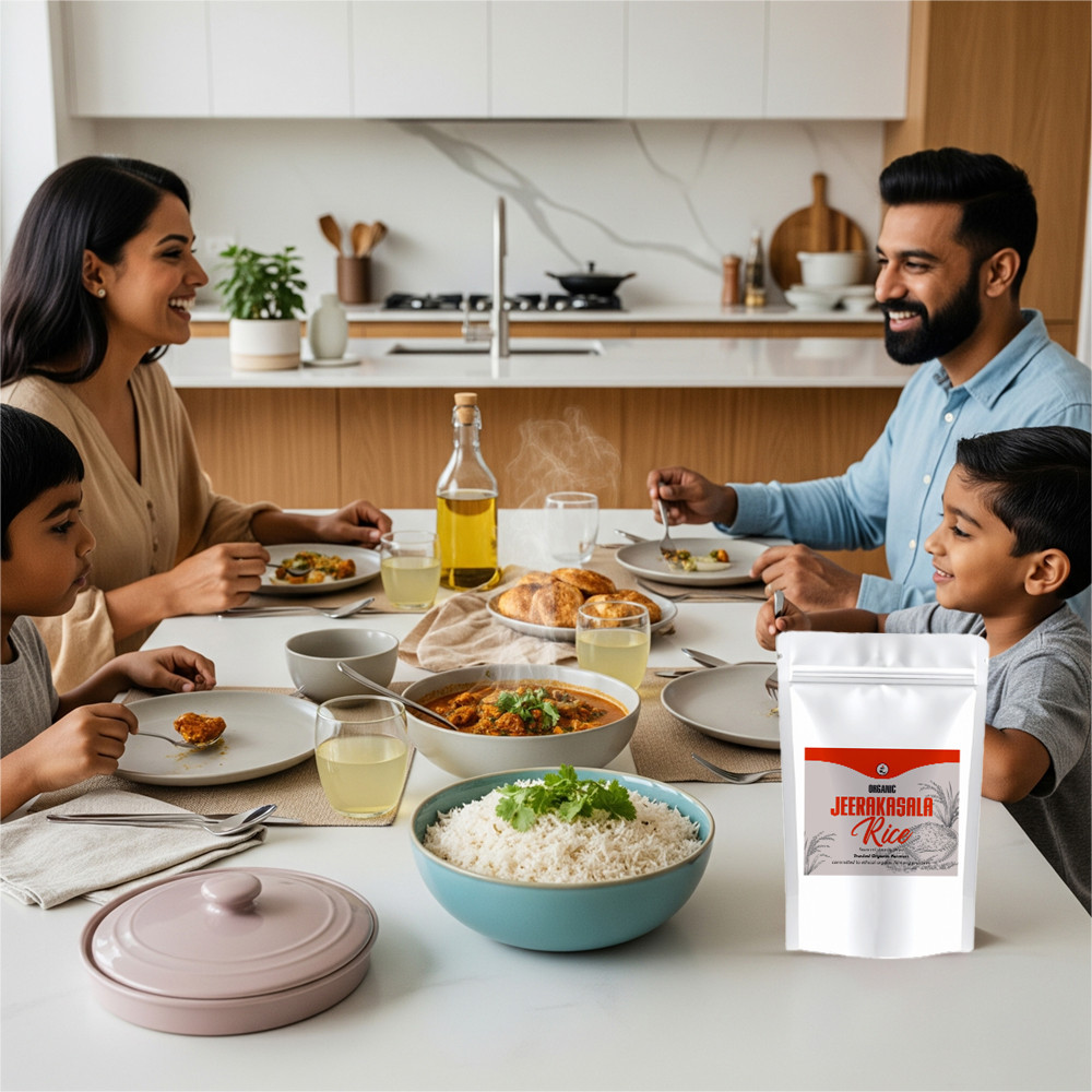 Organic Jeerakasala Rice 1.8KG