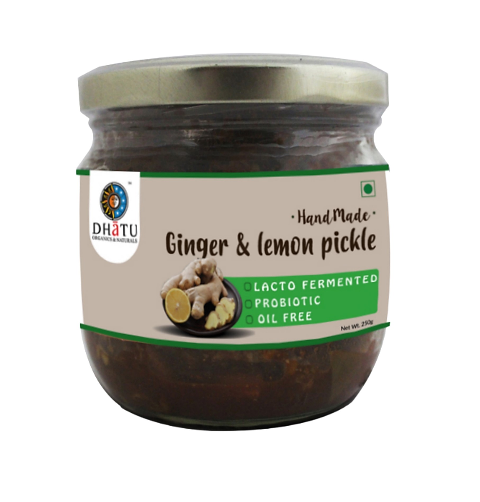 Lemon Ginger Pickle (Oil Free) 250g