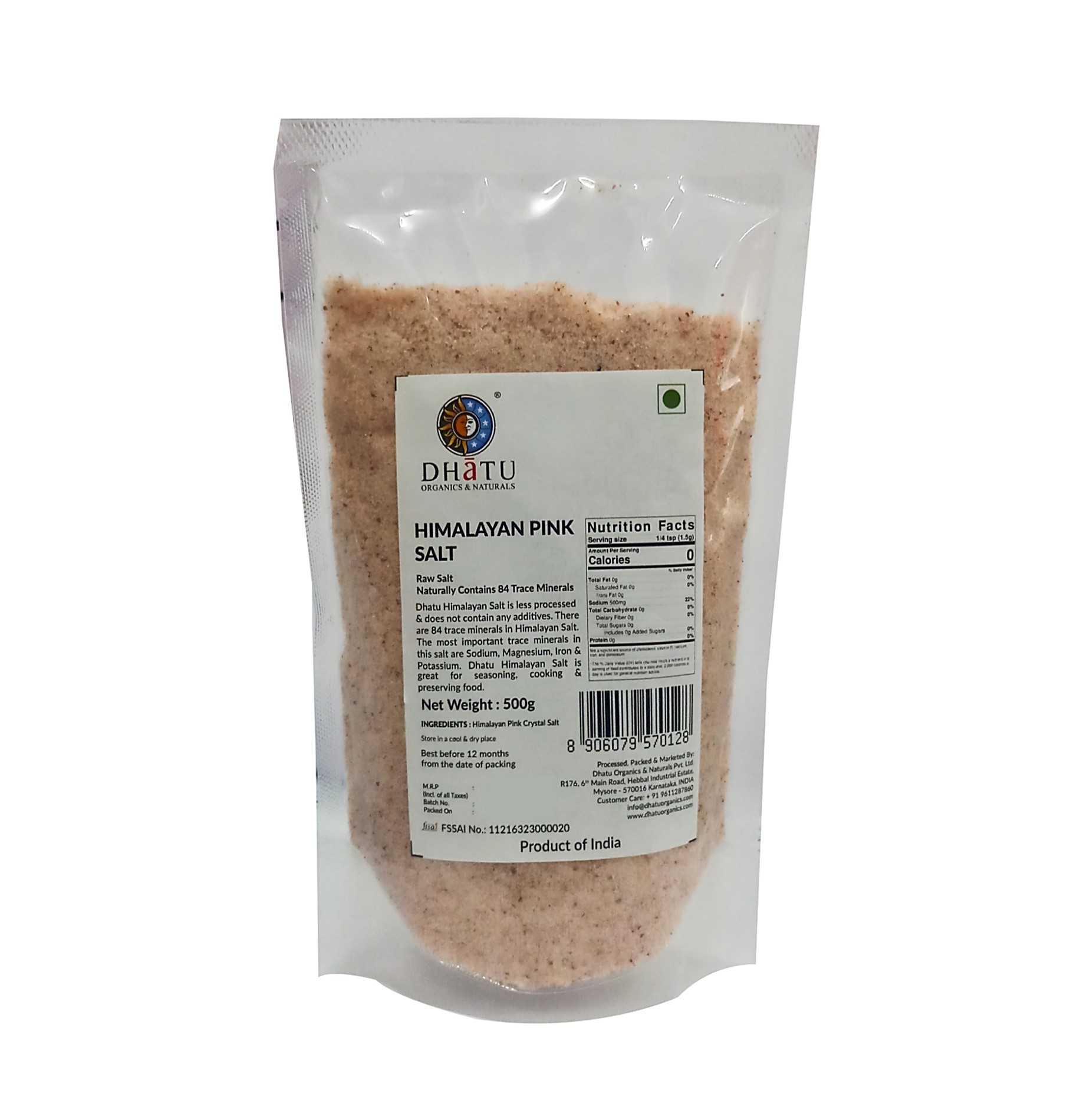 Himalayan Crystal Pink Salt 500g