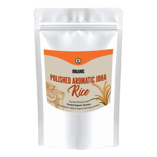 Image of Organic Polished Aromatic Joha Rice 1.8KG - Light, Fragrant Grain for Easy Digestion &amp; Premium Taste | Gentle on Gut, Aromatic &amp; Easy to Cook