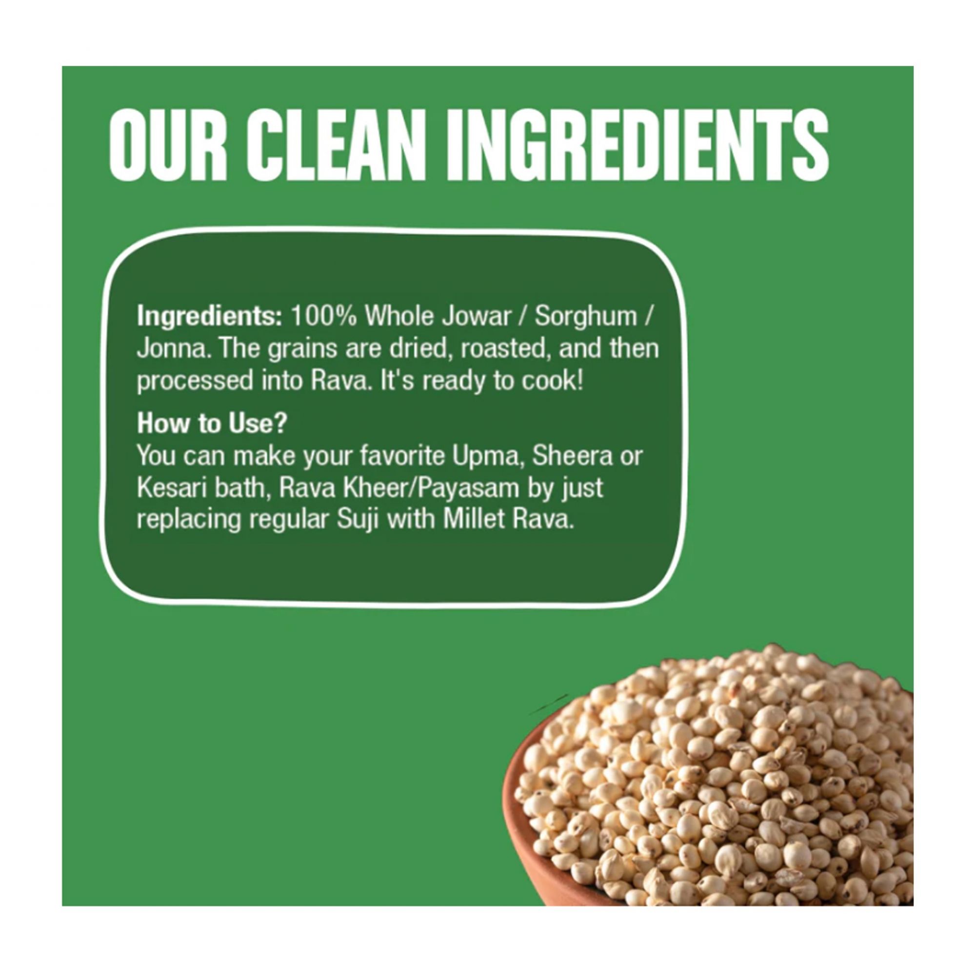 Jowar Millet Rava 190g