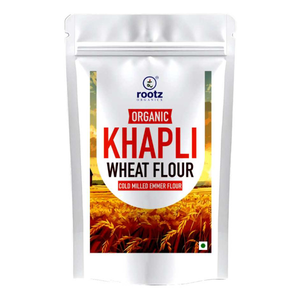 Image of Organic Khapli Atta/ Emmer Wheat flour 1.8KG– Ancient Grain, Low GI, High Fibre Solution for Diabetes, Bloating & Gluten Sensitivity