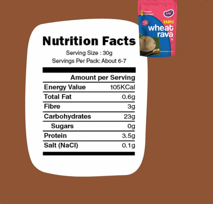 Khapli Wheat Rava 190g