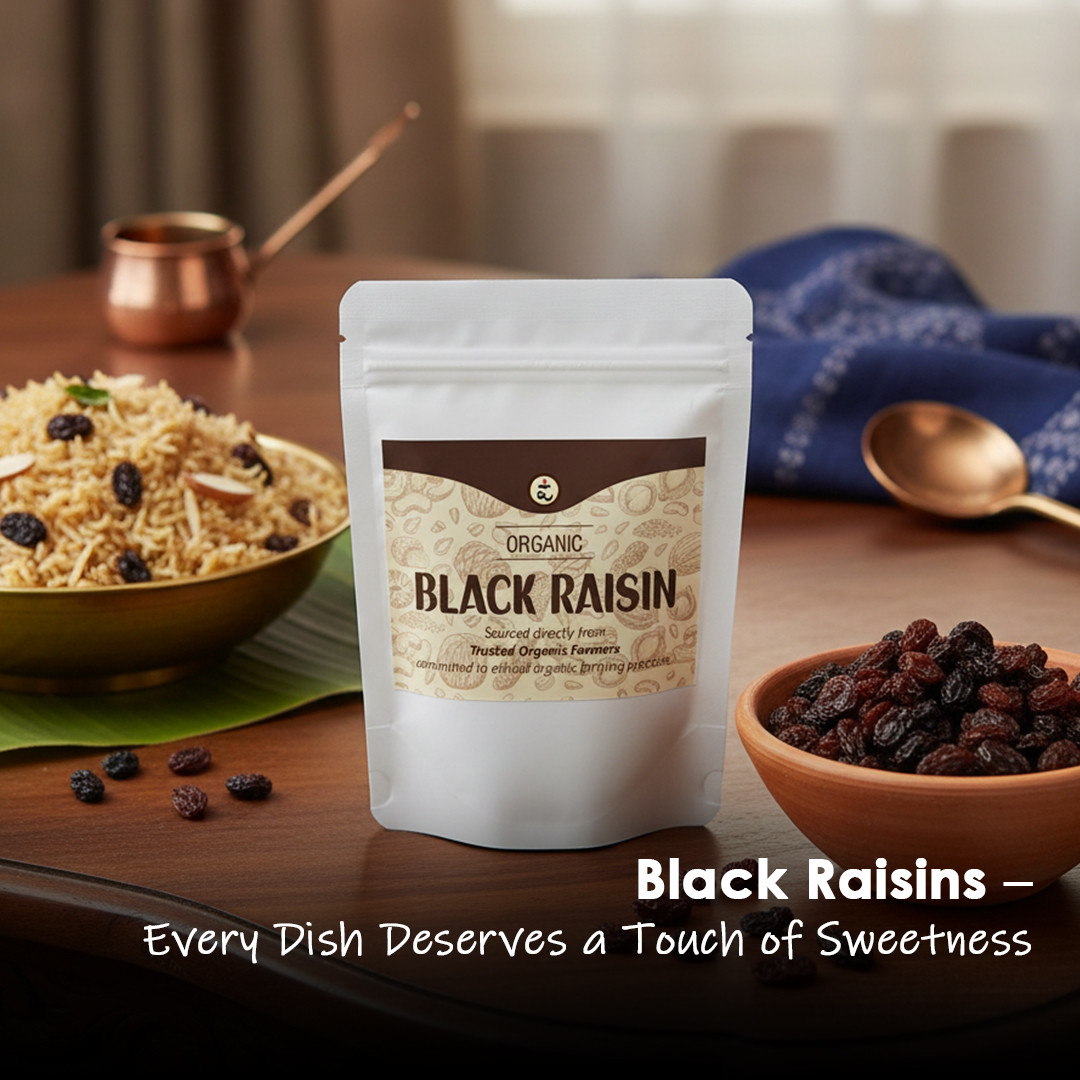 Organic Raisin Black 100gm