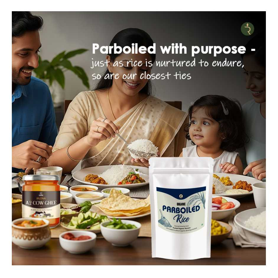Parboiled Rice 9kg - Gentle on Digestion, Relieves Acidity & Supports Balanced Gut Health | Fluffy, Nutrient-Rich & Energy Sustaining