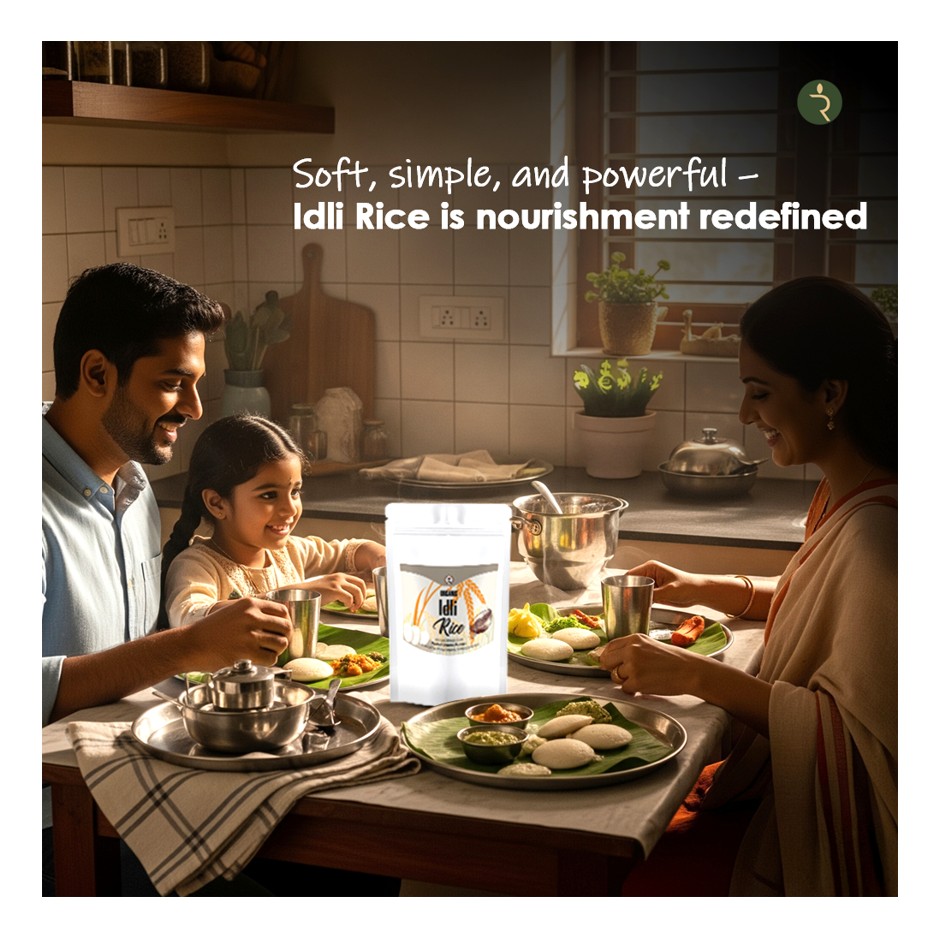 Organic Idli Rice 9kg - Fermentation-Friendly & Gut-Healthy Grain | Perfect Texture for Soft, Fluffy Idlis & Crispy Dosas