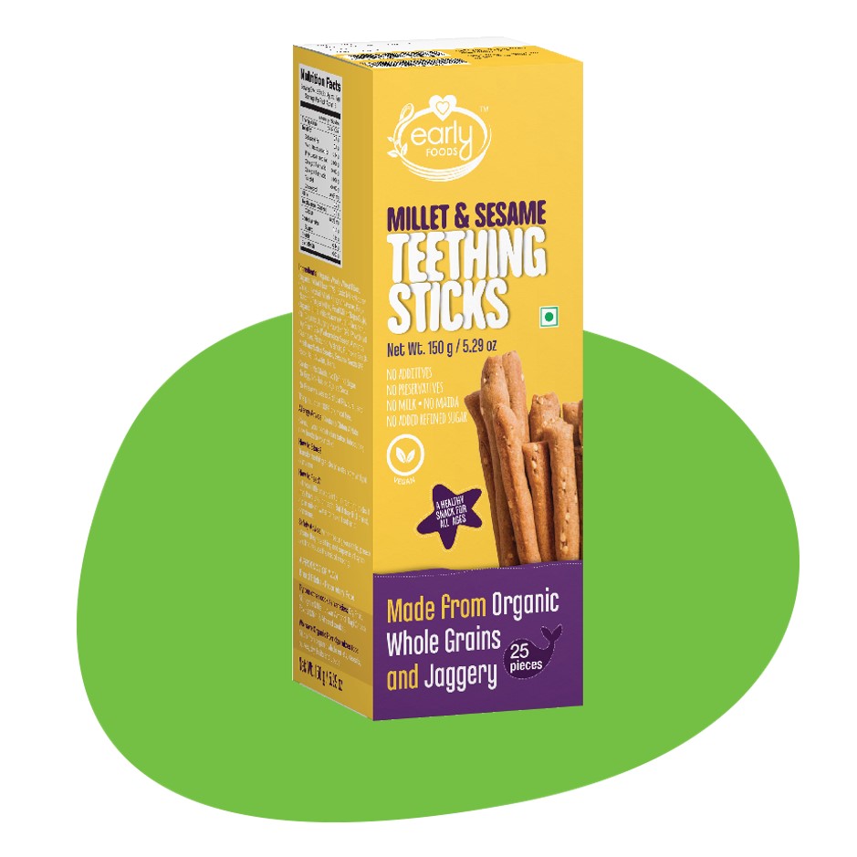 Millet & Sesame Jaggery Teething Sticks 150g