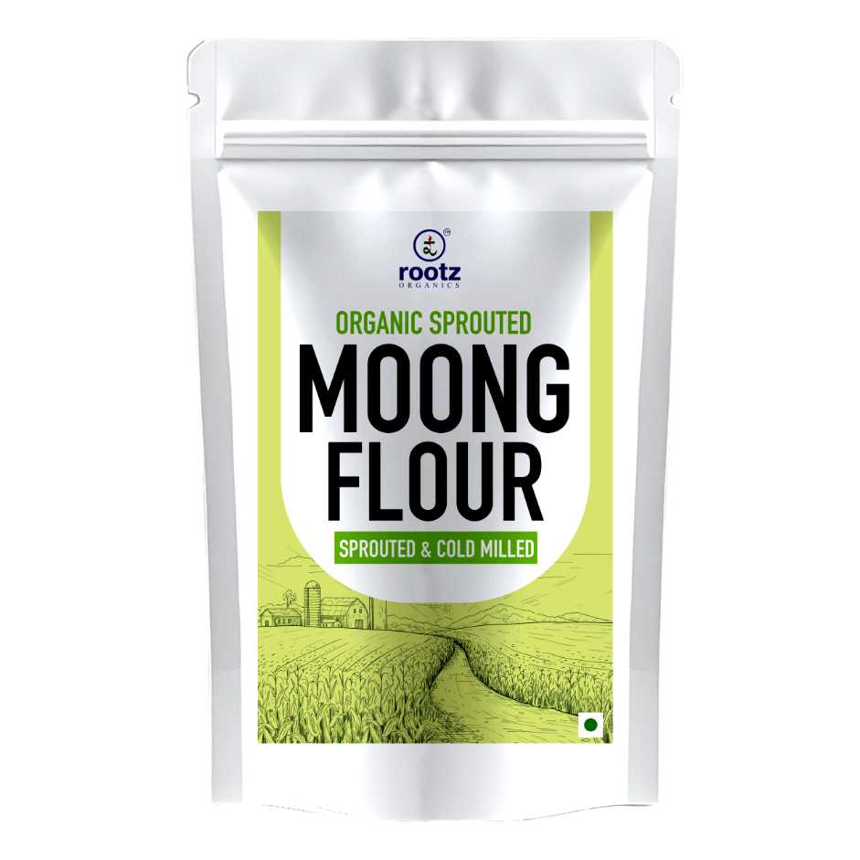 Organic Sprouted Moong flour 900G