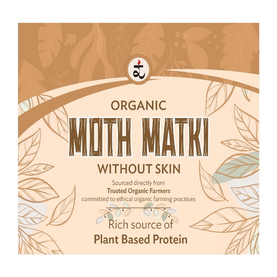 Organic Moth Matki Without Skin 500g