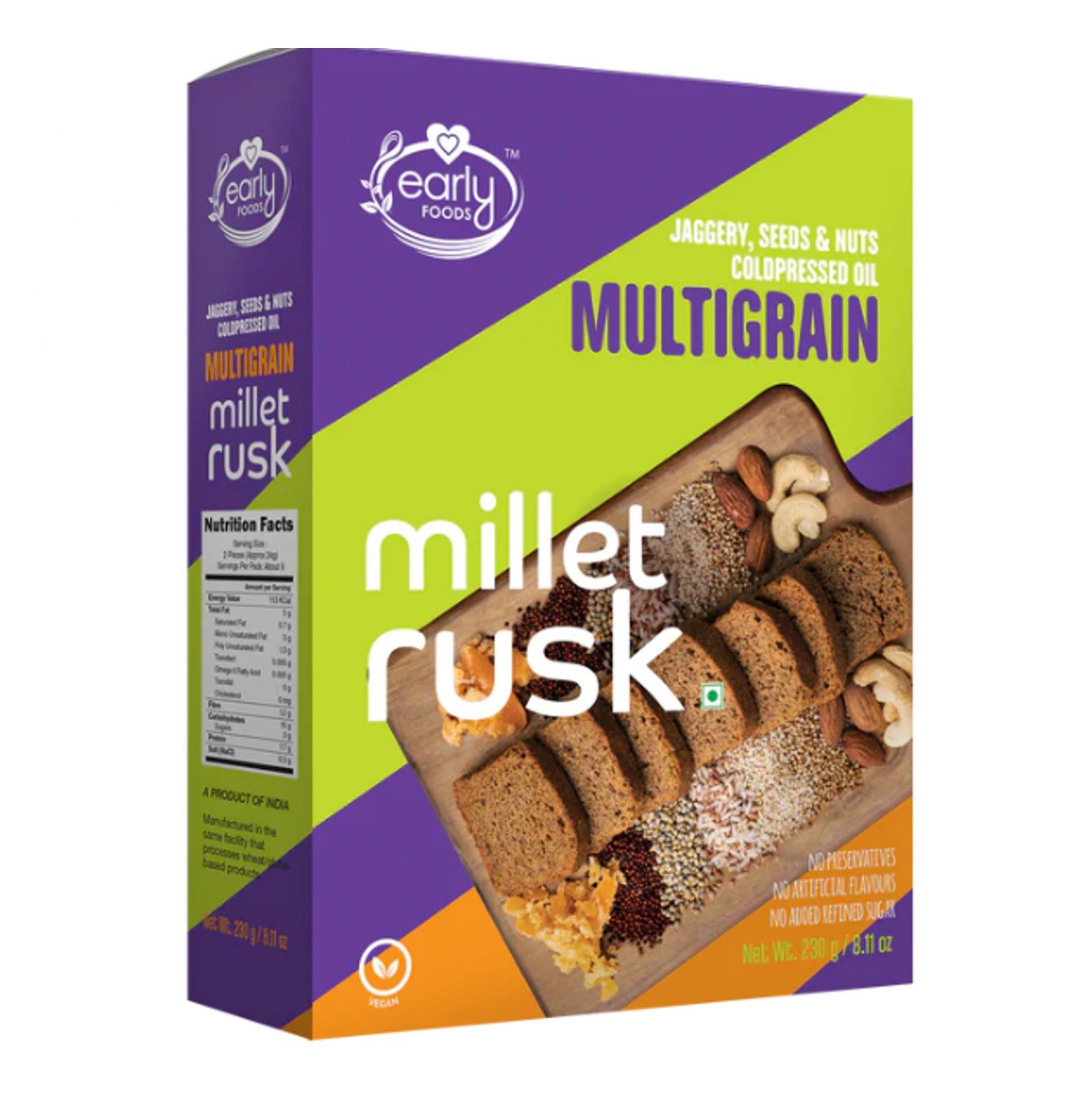 Multigrain Millet Rusk 270g
