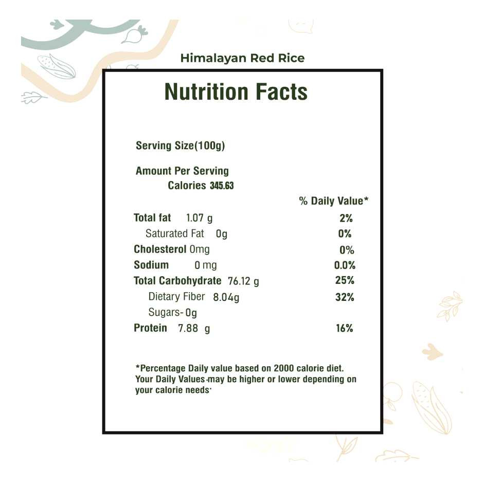 Himalayan Red Rice 18 kg