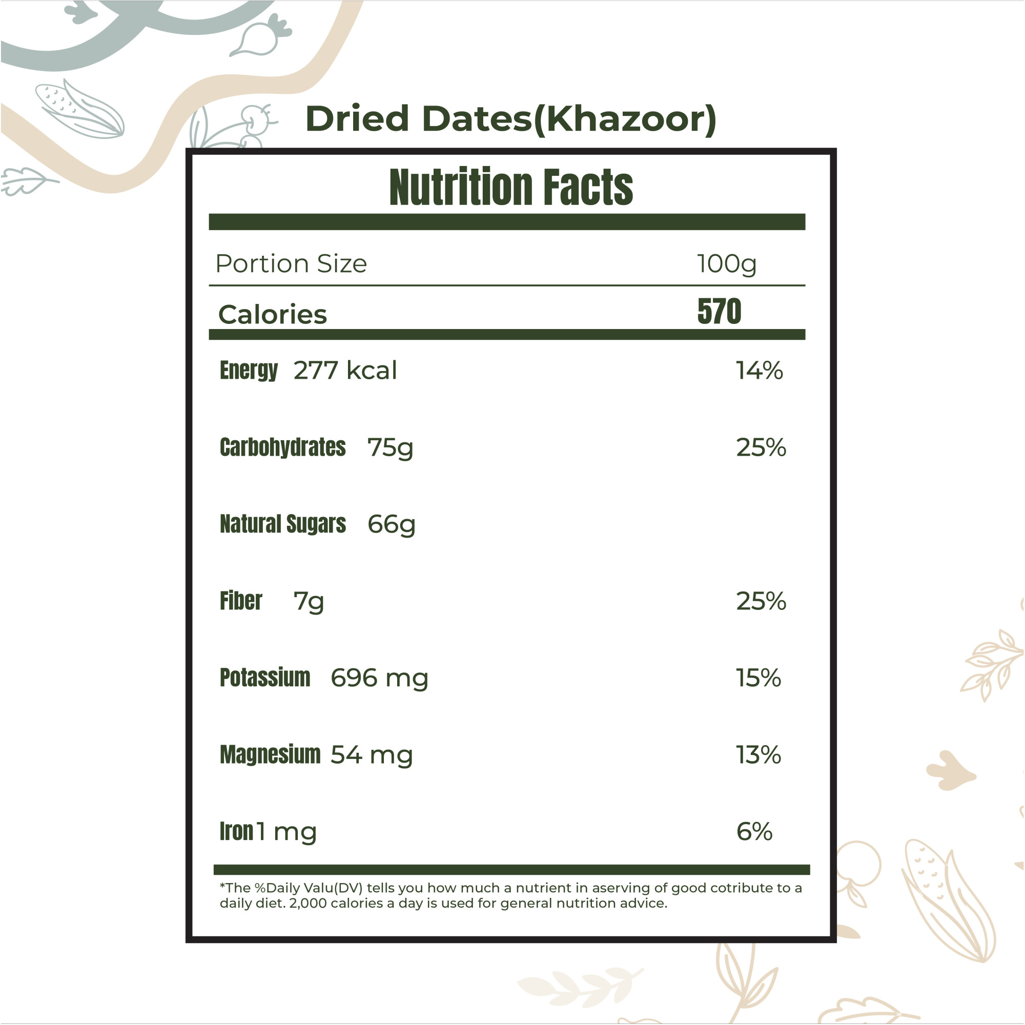 Dried Dates(Khazoor) 500gmHandpicked Natural Dates from Trusted Farms | Fresh & Chemical-Free |Semi-soft
