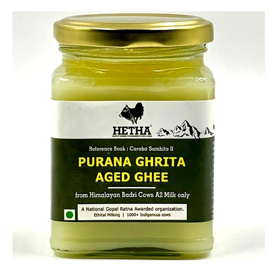 Old or Aged Ghee / Purana Ghrita of Himalayan Badri Cow 250ml
