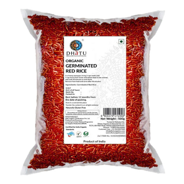 Image of Organic Germinated Red Rice 500g