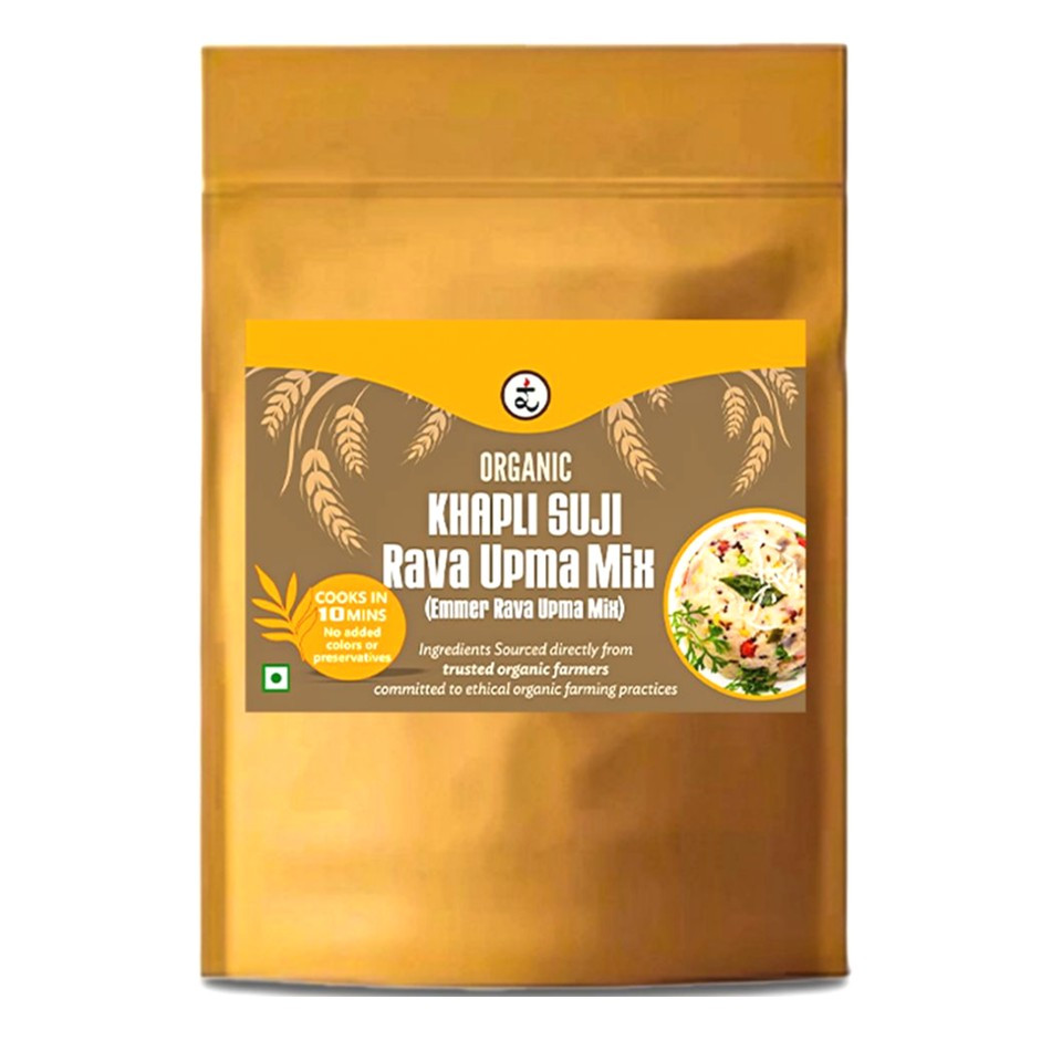 Organic Khapli Suji Rava Upma Mix 250gm
