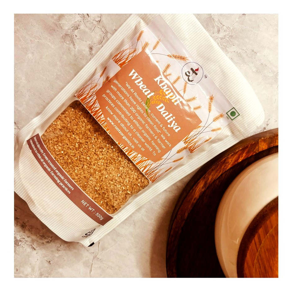 Organic Khapli Wheat Daliya 500gm