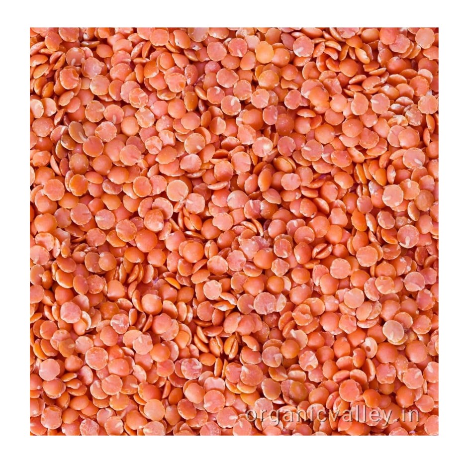 Organic Split Red Lentil/ Masoor Dal Split 500g