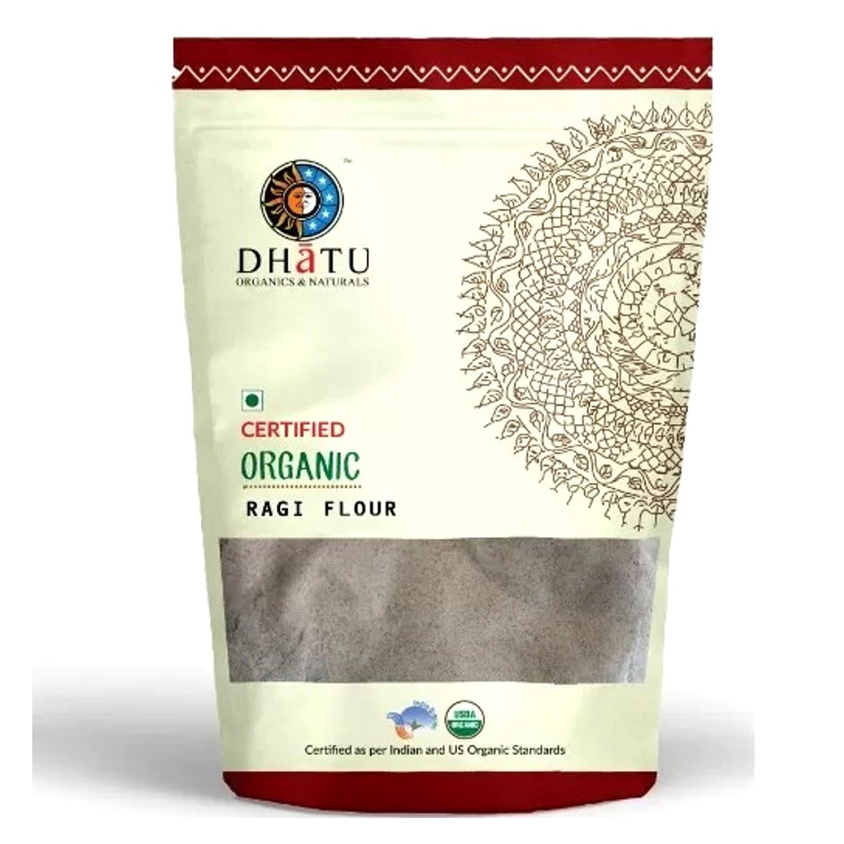 Organic Ragi Flour Stone Ground 500g