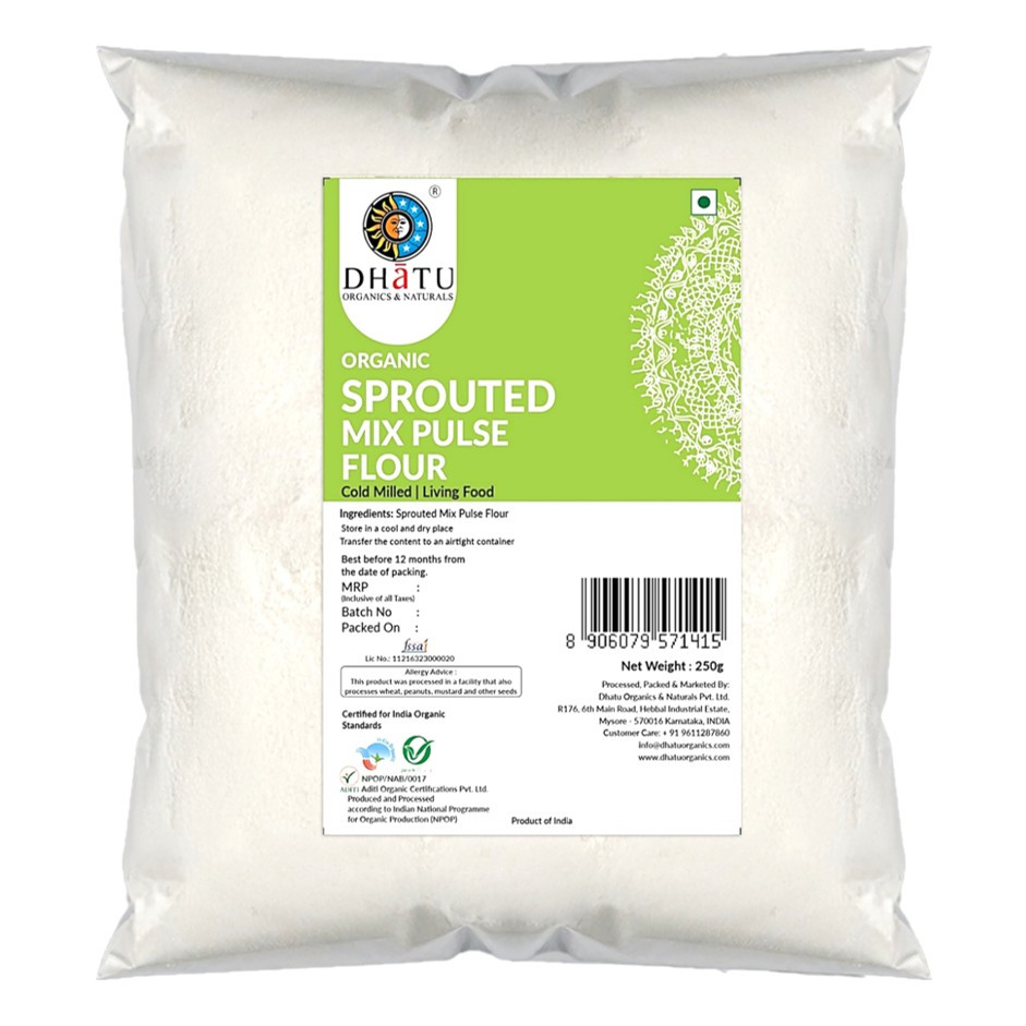 Organic Sprouted Mix Pulse Flour 250g
