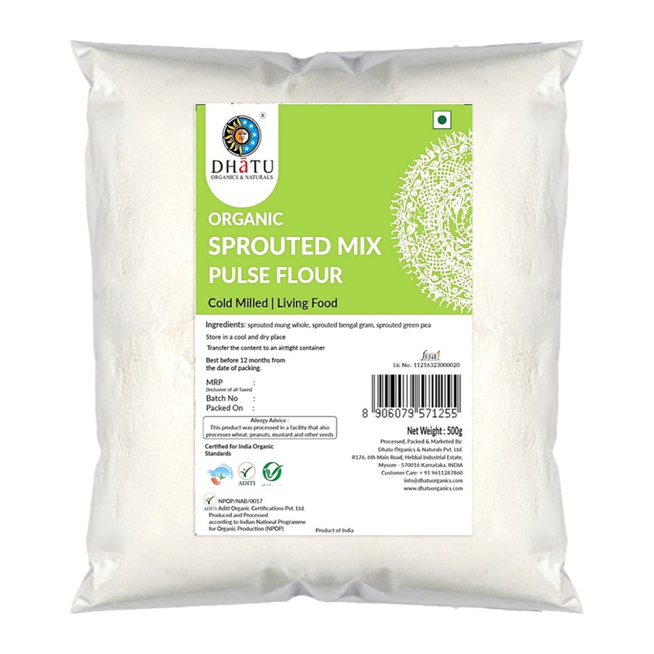 Organic Sprouted Mix Pulse Flour 500g