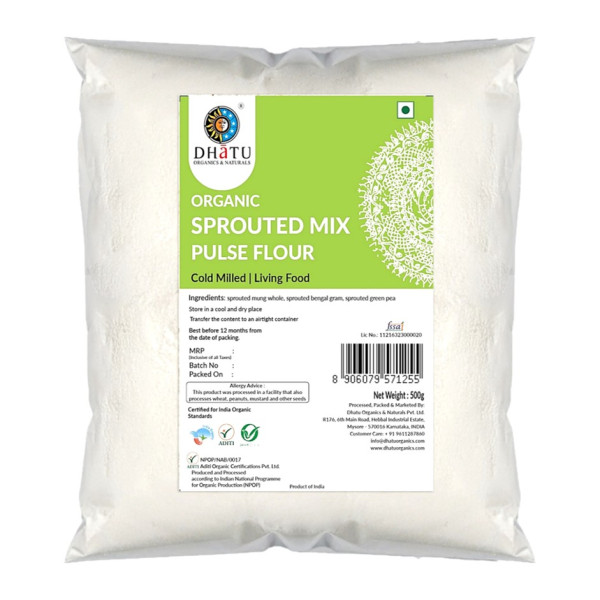 Image of Organic Sprouted Mix Pulse Flour 500g