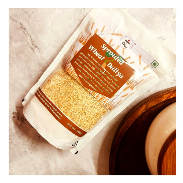 Image of Organic Sprouted Wheat Daliya   500g