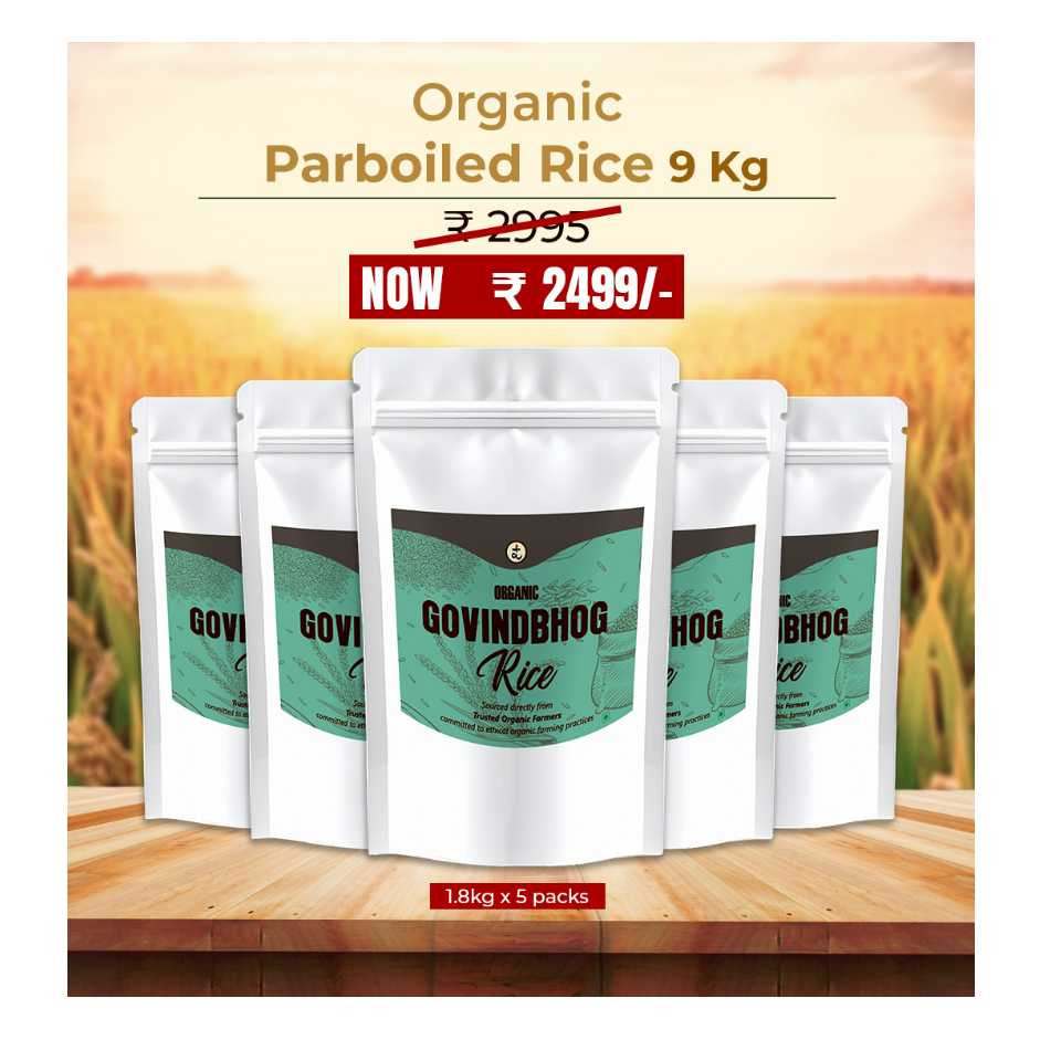Organic Govindbhog Rice 9 kg