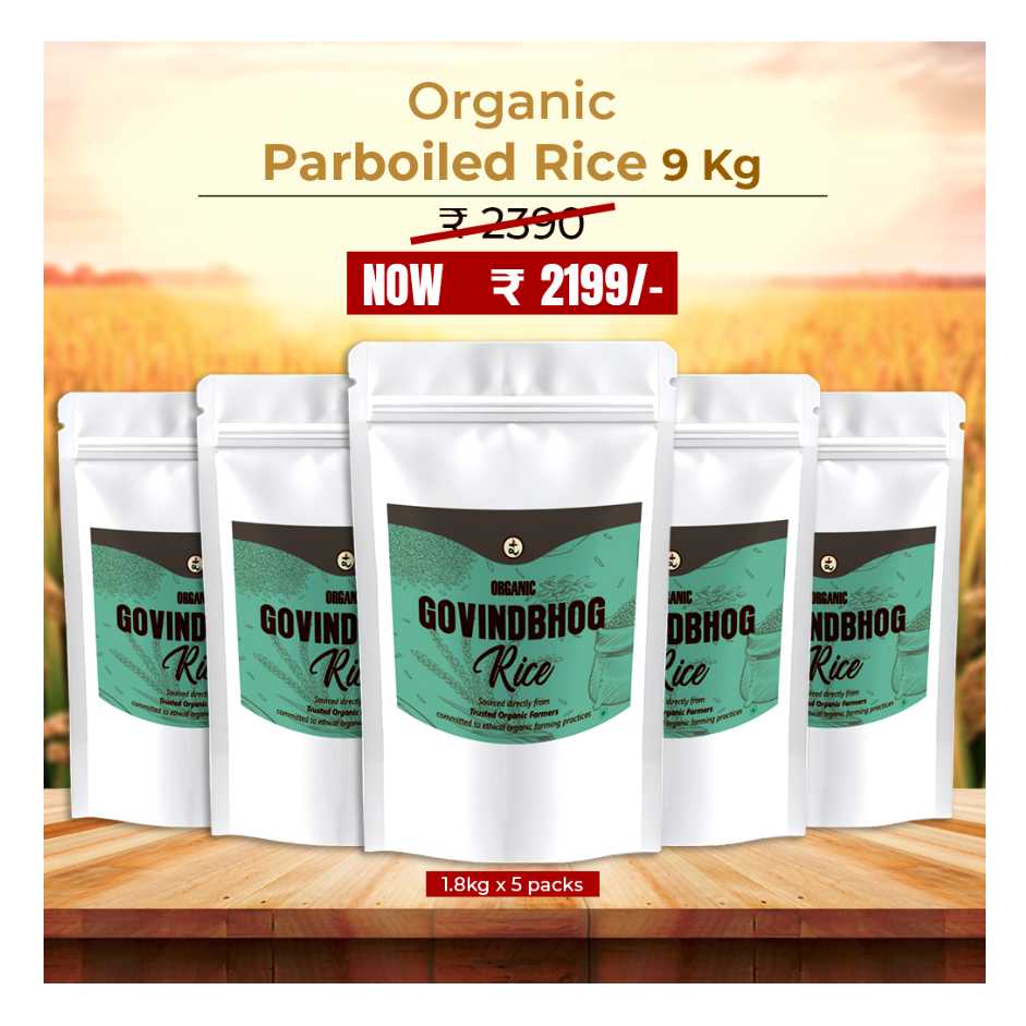 Organic Govindbhog Rice 9 kg