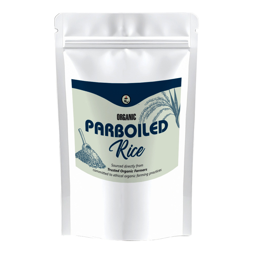 Organic Parboiled Rice 900g - Gentle on Digestion, Relieves Acidity & Supports Balanced Gut Health | Fluffy, Nutrient-Rich & Energy Sustaining