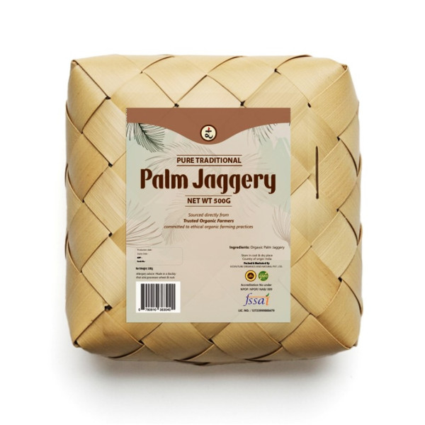 Image of Palm Jaggery 500g – Organically Grown South Indian Palm Sugar | Natural Sweetener for Immunity & Digestion