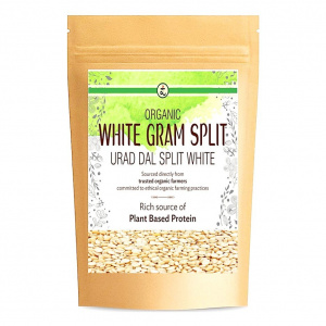 Image of Organic White Gram Split (Urad Dal Split White) 500g