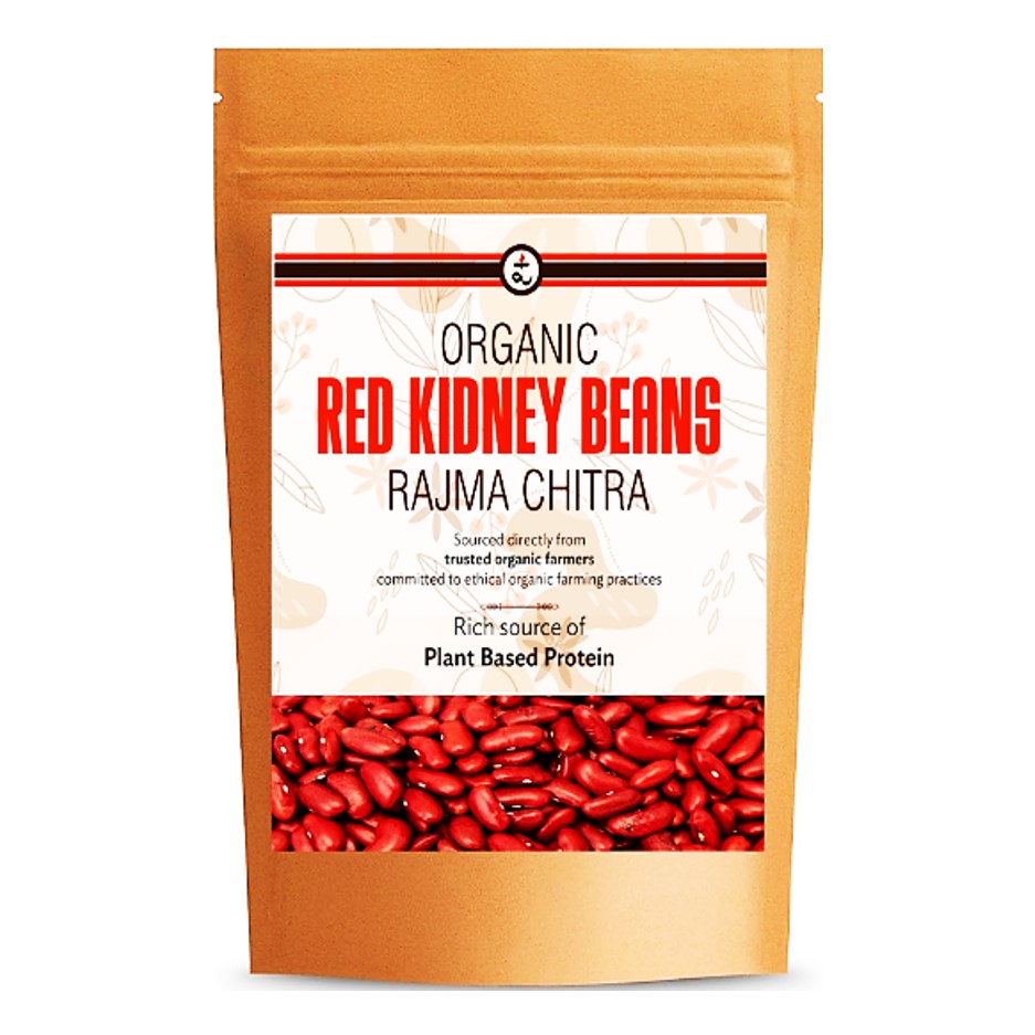 Organic Red Kidney Beans Rajma Chitra 500g