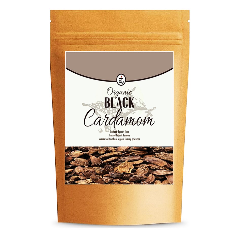Organic Black Cardamom 100g