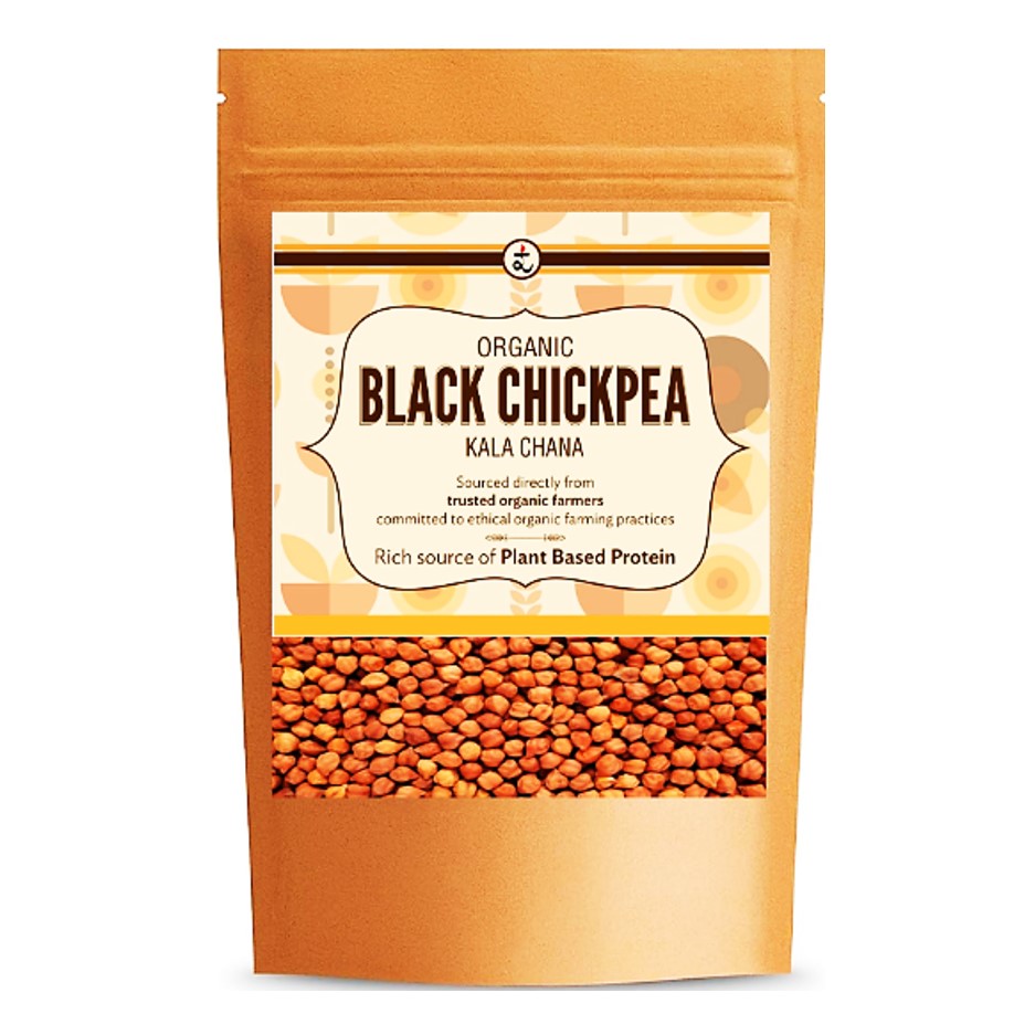 Organic Black Chickpea (Kala Chana) 500gm