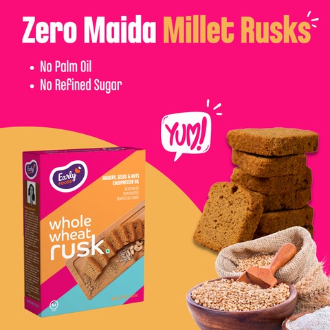Whole Wheat Rusk 163g