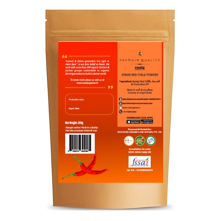 Organic Red Chilli Powder 100g