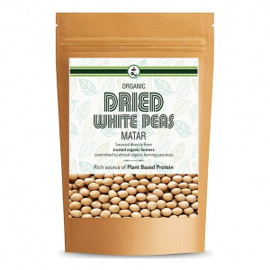 Image of Organic Dried White Peas ( Matar )  500gm