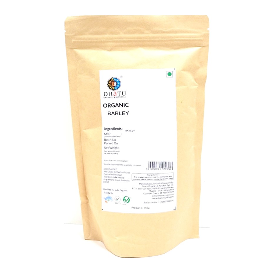 Organic Barley (Dehuled) 500g