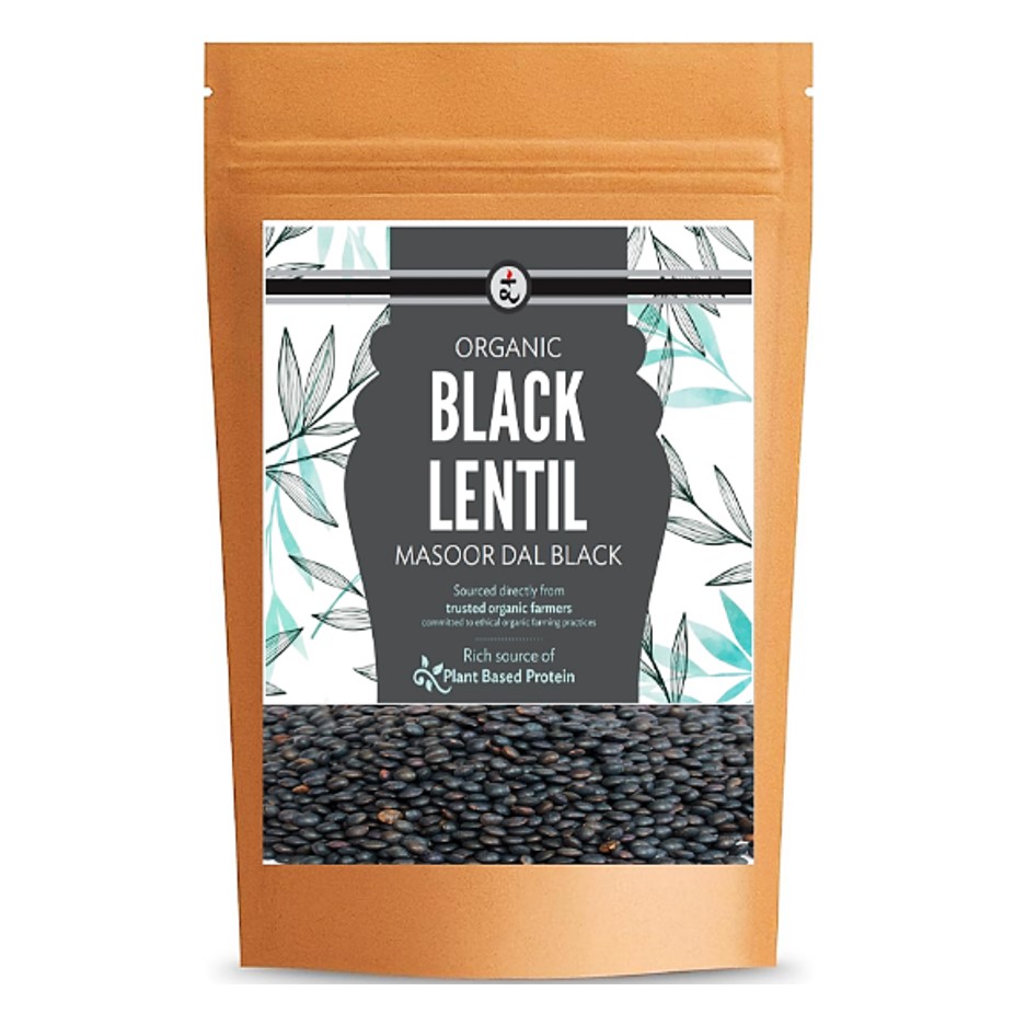 Organic Black Lentil/ Masoor Dal Black 500g