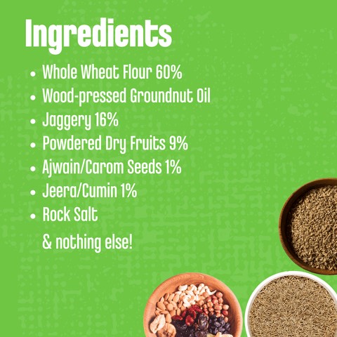 Whole Wheat Ajwain Jaggery Teething Sticks 150g