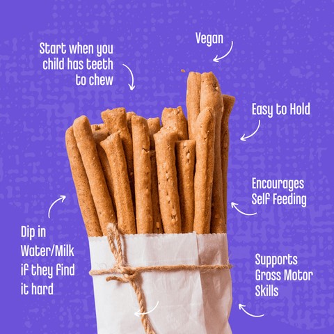 (Pack of 2) Ragi & Sesame Teething Sticks 150gm x 2