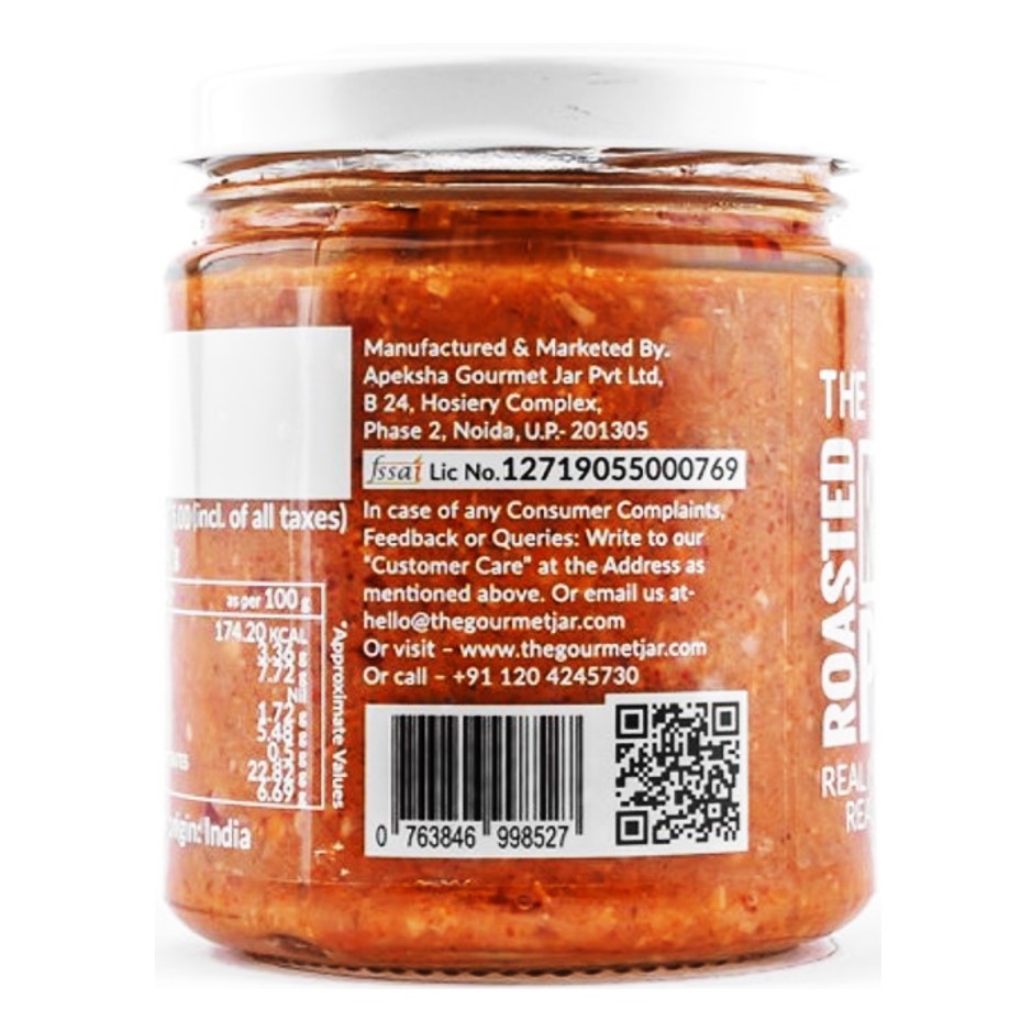 Roasted Red Pepper Pesto (with Chironji seeds) 190G