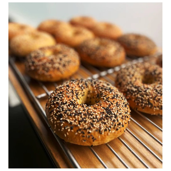 Image of Whole Wheat Sesame Bagels (Set of 2)