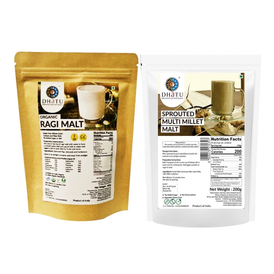 Millet Malt Combo(pack of 2) 500gm