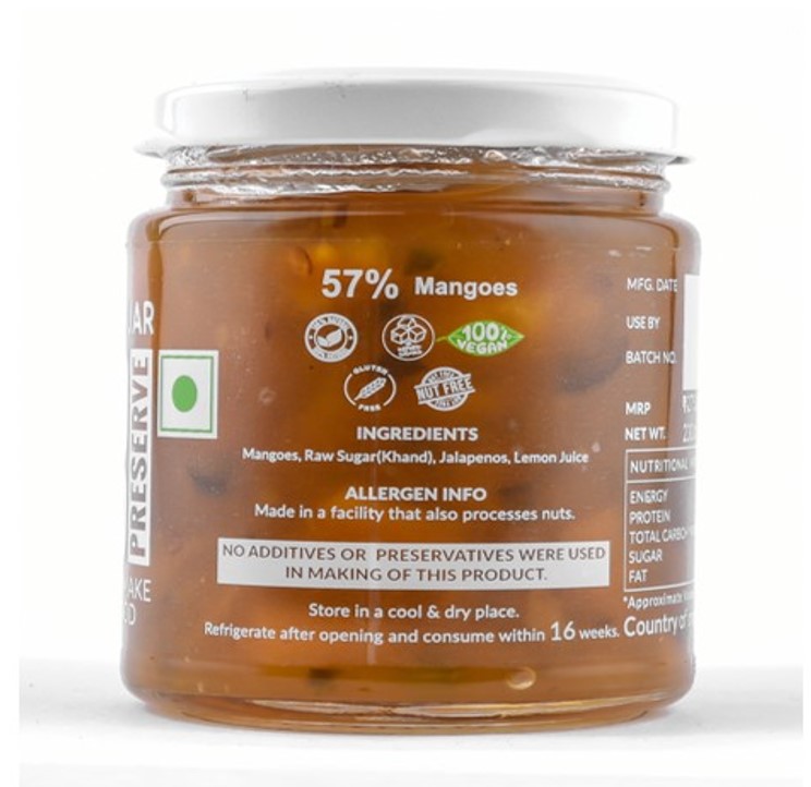 Mango Jalapeno Preserve 230G